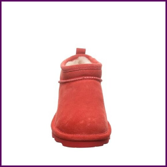 Women's Super Shorty Boots, Wool Blend Lined, BearCoat Suede, Winter Ankle - Picture 8 of 8